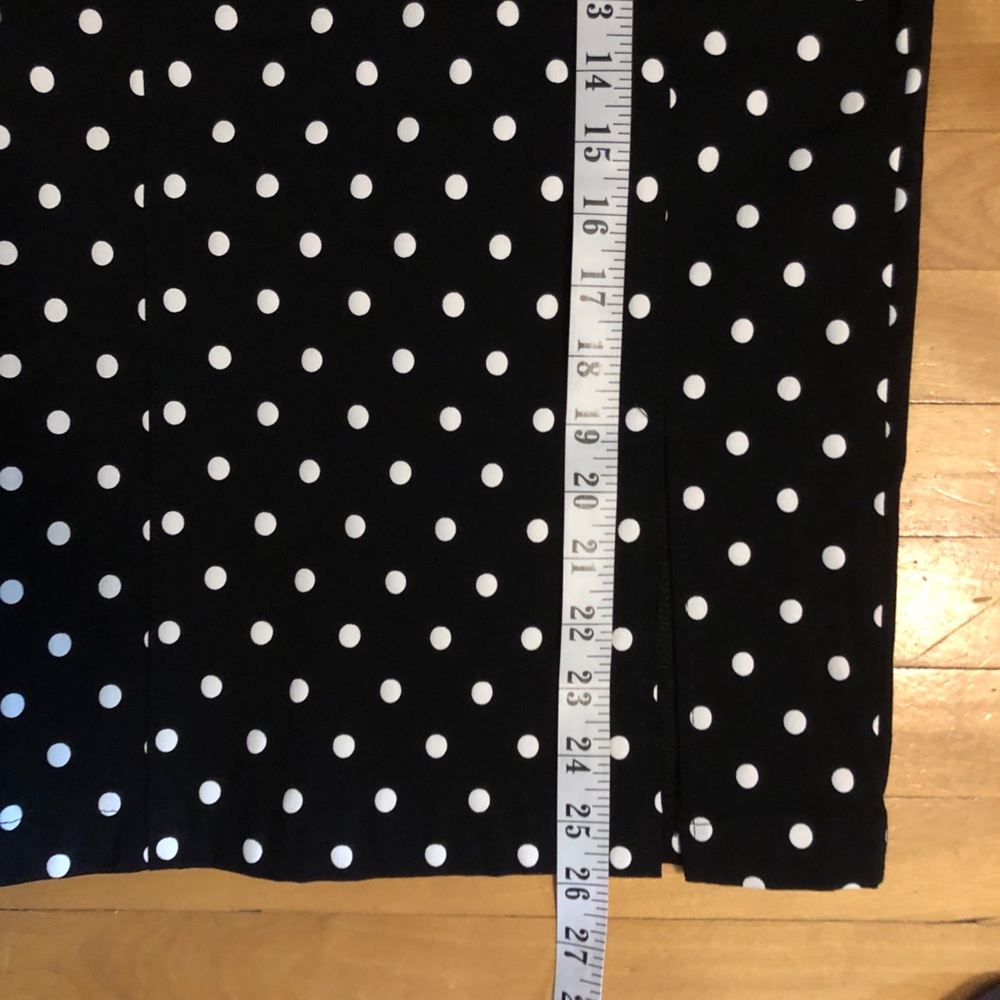 NWT XS/SM Rocksteady Retro Rockabilly Pinup Polka Dot Pencil Skirt - Picture 6 of 7